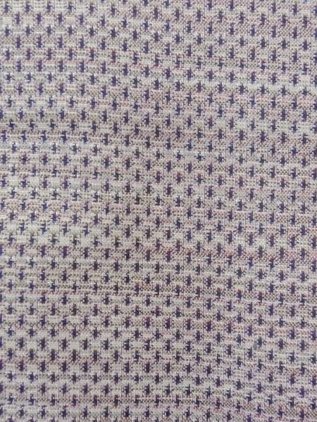 画像7: N1007E 女性用紬  シルク(正絹) 灰色, 縞 【中古】【USED】【リサイクル】 ★★★☆☆【N1007E】 (7)