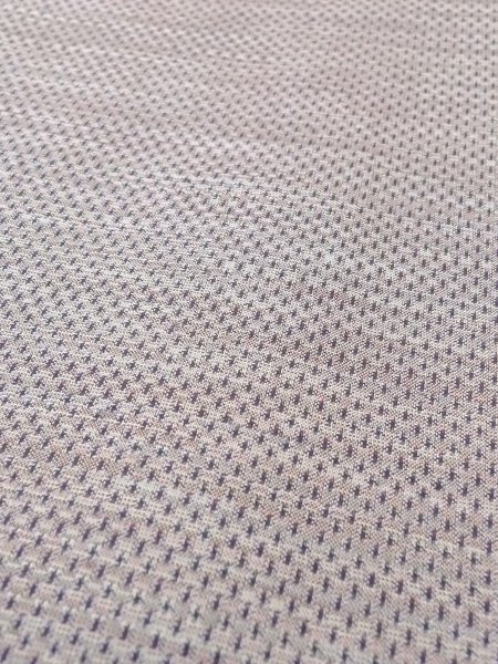 画像8: N1007E 女性用紬  シルク(正絹) 灰色, 縞 【中古】【USED】【リサイクル】 ★★★☆☆【N1007E】 (8)