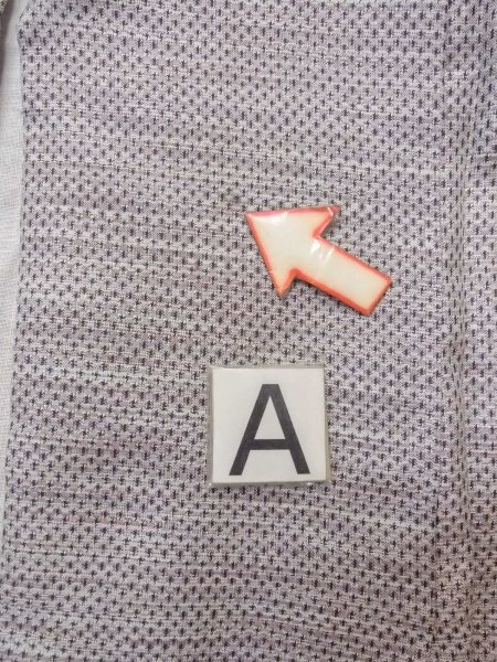 画像14: N1007E 女性用紬  シルク(正絹) 灰色, 縞 【中古】【USED】【リサイクル】 ★★★☆☆【N1007E】 (14)