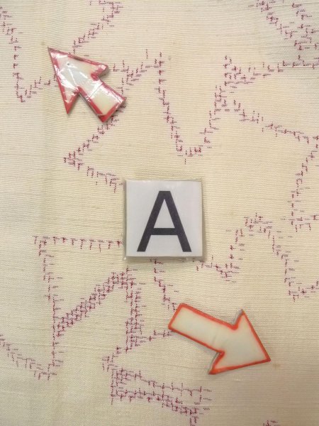 画像14: N1007G 女性用紬  シルク(正絹) アイボリー, もみじ 【中古】【USED】【リサイクル】 ★★★☆☆【N1007G】 (14)