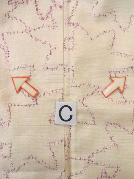 画像16: N1007G 女性用紬  シルク(正絹) アイボリー, もみじ 【中古】【USED】【リサイクル】 ★★★☆☆【N1007G】 (16)