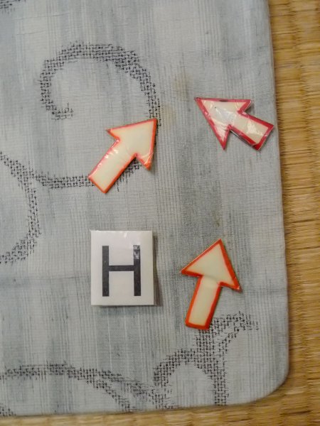 画像21: N1007H 女性用紬 小地谷紬 シルク(正絹) 淡い灰色, 唐花 【中古】【USED】【リサイクル】 ★★☆☆☆【N1007H】 (21)