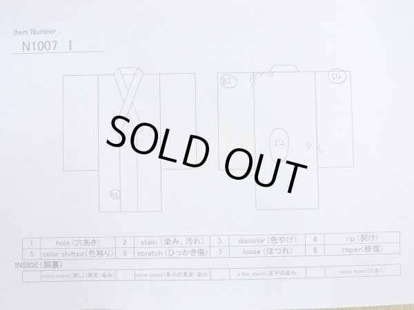 画像13: N1007I 女性用紬  シルク（正絹） 淡い灰色, 花 【中古】【USED】【リサイクル】 ★★★☆☆【N1007I】 (13)