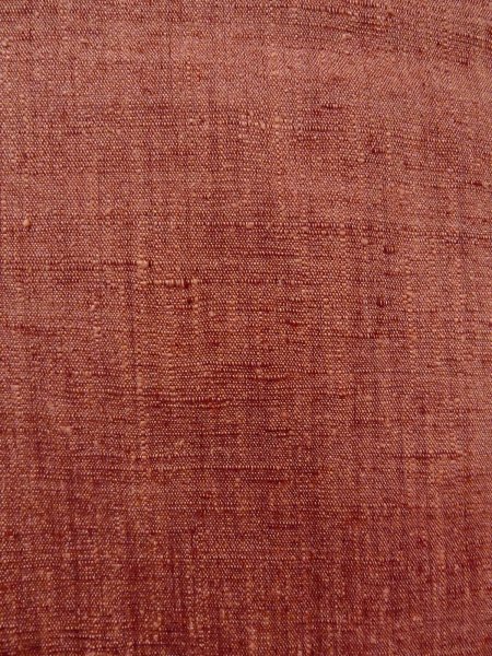 画像6: N1007L 女性用紬  シルク(正絹) 灰色がかった朱赤,  【中古】【USED】【リサイクル】 ★★★☆☆【N1007L】 (6)