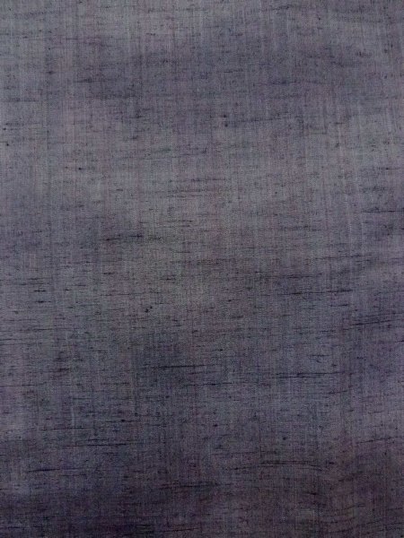 画像4: N1007N 女性用紬  シルク(正絹) 青み灰色, 線 【中古】【USED】【リサイクル】 ★★★★☆【N1007N】 (4)