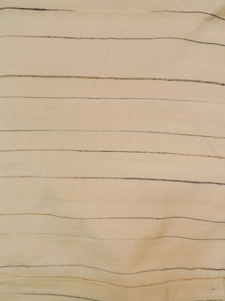 画像3: N1008D 女性用紬  シルク(正絹) 薄いアイボリー, 線 【中古】【USED】【リサイクル】 ★★★★☆【N1008D】 (3)