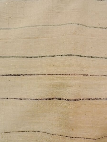 画像5: N1008D 女性用紬  シルク(正絹) 薄いアイボリー, 線 【中古】【USED】【リサイクル】 ★★★★☆【N1008D】 (5)