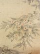 画像7: N1015A 女性用紬  シルク（正絹） アイボリー, 花 【中古】【USED】【リサイクル】 ★★★☆☆【N1015A】 (7)