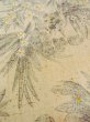 画像9: N1015A 女性用紬  シルク（正絹） アイボリー, 花 【中古】【USED】【リサイクル】 ★★★☆☆【N1015A】 (9)