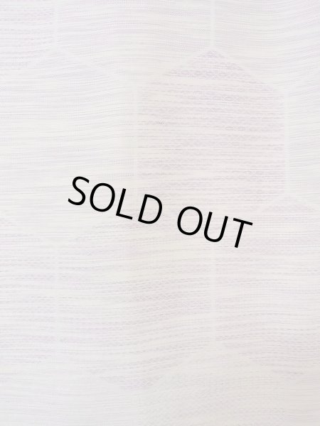 画像6: N1015D 女性用紬  シルク（正絹） 淡い赤み藤色, 松皮菱 【中古】【USED】【リサイクル】 ★★☆☆☆【N1015D】 (6)