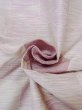 画像11: N1015D 女性用紬  シルク（正絹） 淡い赤み藤色, 松皮菱 【中古】【USED】【リサイクル】 ★★☆☆☆【N1015D】 (11)