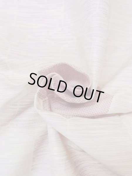 画像11: N1015D 女性用紬  シルク（正絹） 淡い赤み藤色, 松皮菱 【中古】【USED】【リサイクル】 ★★☆☆☆【N1015D】 (11)