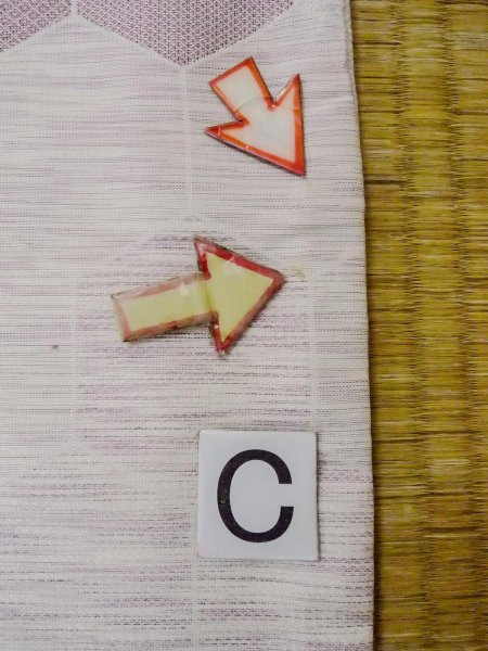 画像16: N1015D 女性用紬  シルク（正絹） 淡い赤み藤色, 松皮菱 【中古】【USED】【リサイクル】 ★★☆☆☆【N1015D】 (16)