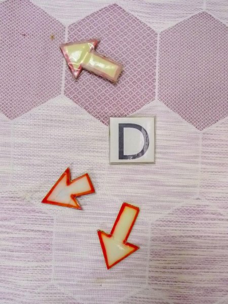 画像17: N1015D 女性用紬  シルク（正絹） 淡い赤み藤色, 松皮菱 【中古】【USED】【リサイクル】 ★★☆☆☆【N1015D】 (17)