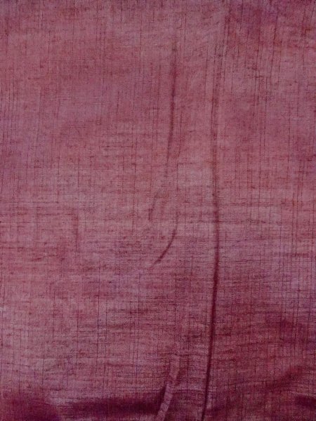 画像3: N1015E 女性用紬  シルク（正絹） えんじ, 縞 【中古】【USED】【リサイクル】 ★★★★☆【N1015E】 (3)