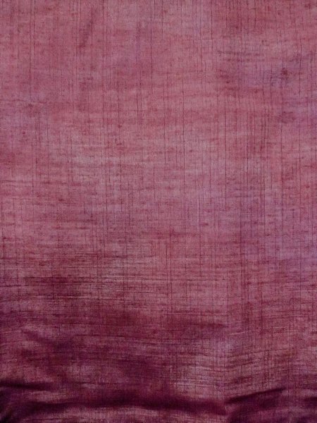 画像4: N1015E 女性用紬  シルク（正絹） えんじ, 縞 【中古】【USED】【リサイクル】 ★★★★☆【N1015E】 (4)