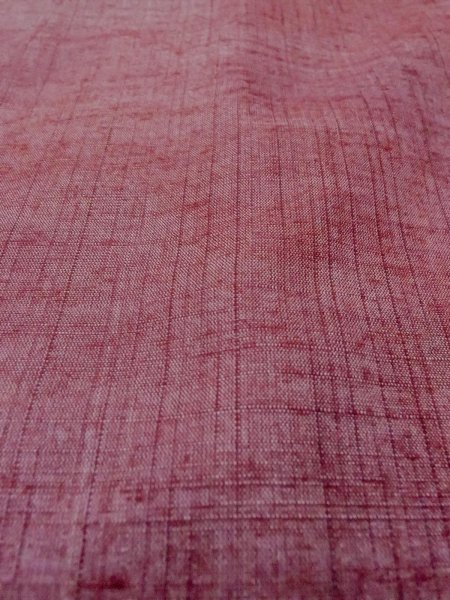 画像9: N1015E 女性用紬  シルク（正絹） えんじ, 縞 【中古】【USED】【リサイクル】 ★★★★☆【N1015E】 (9)