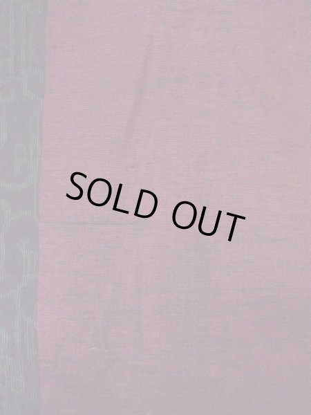 画像3: N1015F 女性用紬  シルク（正絹） 深いえんじ, 唐草 【中古】【USED】【リサイクル】 ★★★☆☆【N1015F】 (3)