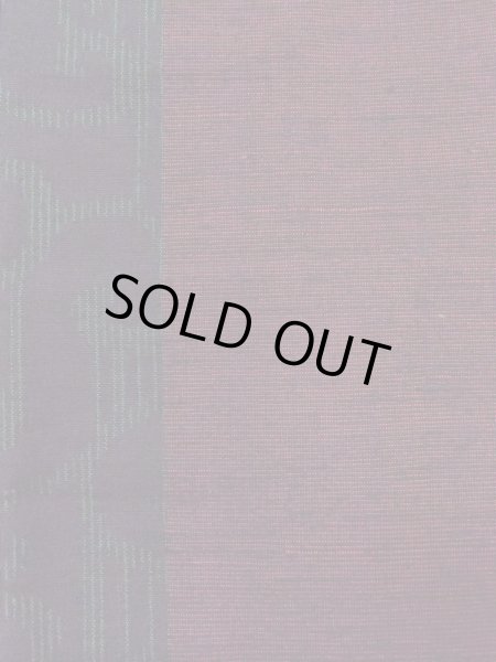 画像5: N1015F 女性用紬  シルク（正絹） 深いえんじ, 唐草 【中古】【USED】【リサイクル】 ★★★☆☆【N1015F】 (5)