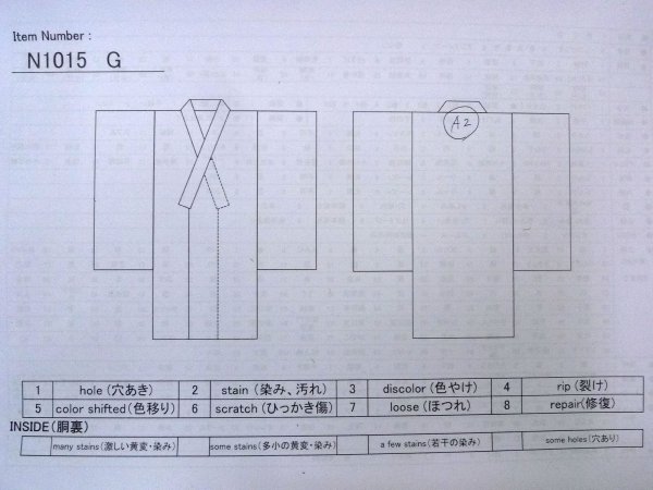 画像13: N1015G 女性用紬  シルク（正絹） 淡い珊瑚色, ききょう 【中古】【USED】【リサイクル】 ★★★☆☆【N1015G】 (13)