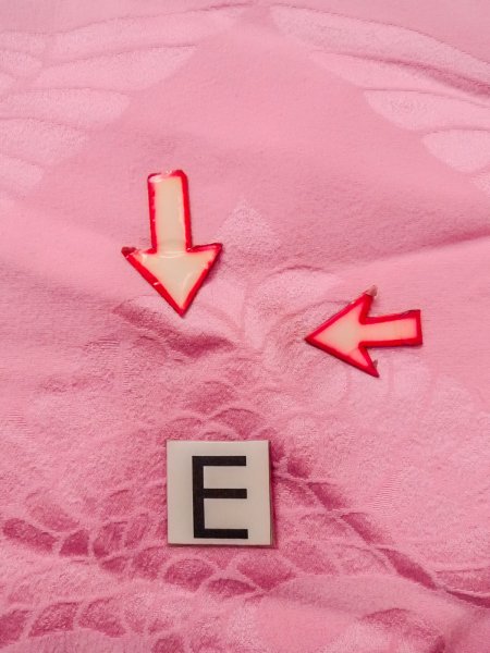 画像20: N1015K 昭和初期ごろ。アンティーク品。女性用打掛  シルク（正絹） 光沢のある桃色,  【中古】【USED】【リサイクル】 ★★☆☆☆【N1015K】 (20)