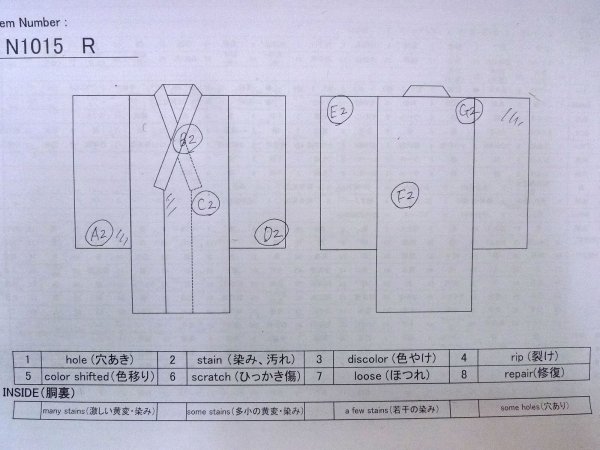 画像33: N1015R 女性用打掛  シルク（正絹） 光沢のある赤色, 桜 【中古】【USED】【リサイクル】 ★★★☆☆【N1015R】 (33)