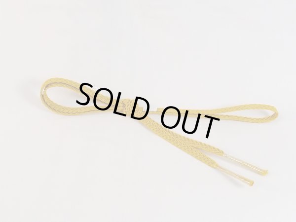 画像1: N1022XJ 帯締め 女性用着物 シルク（正絹）   黄色  【中古】 【USED】 【リサイクル】 ★★★★☆ (1)