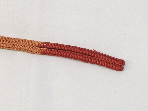 画像3: N1025XA 羽織紐 女性用着物 シルク(正絹)   えんじ  【中古】 【USED】 【リサイクル】 ★★★☆☆ (3)