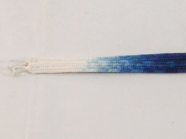 画像2: N1025XF 羽織紐 女性用着物 シルク(正絹)  深い 青緑色  【中古】 【USED】 【リサイクル】 ★★★★☆ (2)