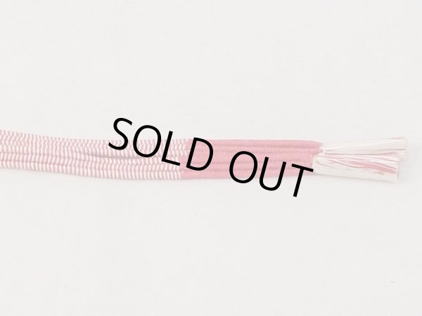 画像3: N1025XL 羽織紐 女性用着物 シルク（正絹）  鮮やか 桃色 線 【中古】 【USED】 【リサイクル】 ★★★☆☆ (3)