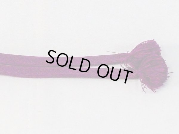 画像3: N1030XC 羽織紐 女性用着物 シルク（正絹）  鮮やか 紫色  【中古】 【USED】 【リサイクル】 ★★★★☆ (3)