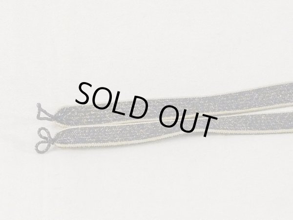 画像3: N1030XF 羽織紐 女性用着物 シルク（正絹）  深い 青緑色 抽象的模様 【中古】 【USED】 【リサイクル】 ★★★★☆ (3)