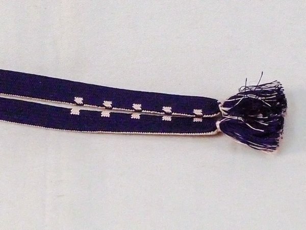 画像4: N1030XG 羽織紐 女性用着物 シルク（正絹）  薄い 桃色 抽象的模様 鮮やか【中古】 【USED】 【リサイクル】 ★★☆☆☆ (4)