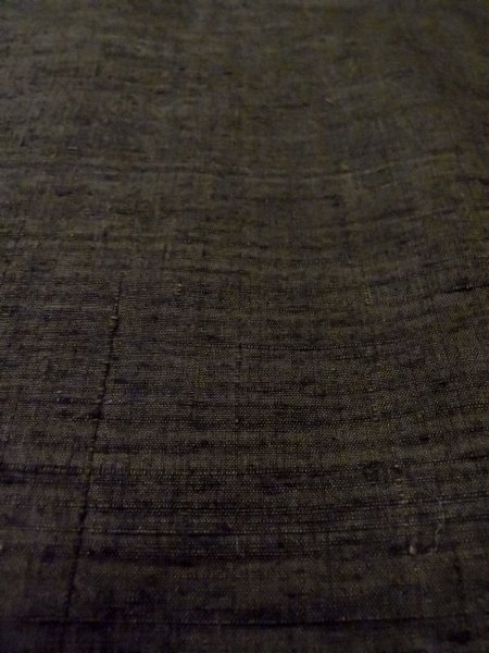 画像10: N1101A 男性用羽織  シルク(正絹) 深い灰色がかった茶色,  【中古】【USED】【リサイクル】 ★☆☆☆☆【N1101A】 (10)