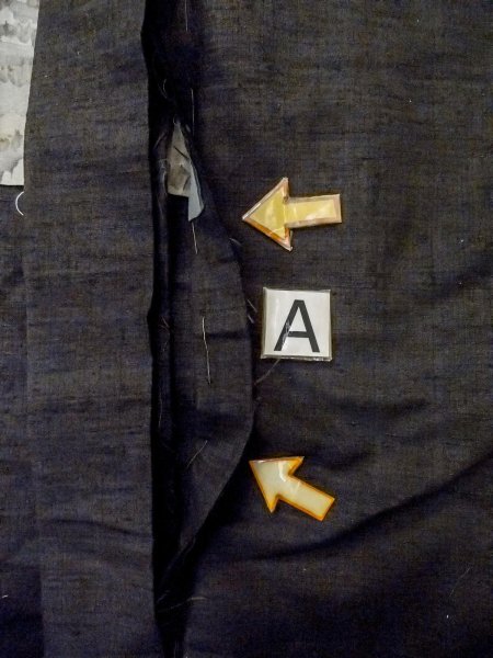 画像15: N1101A 男性用羽織  シルク(正絹) 深い灰色がかった茶色,  【中古】【USED】【リサイクル】 ★☆☆☆☆【N1101A】 (15)