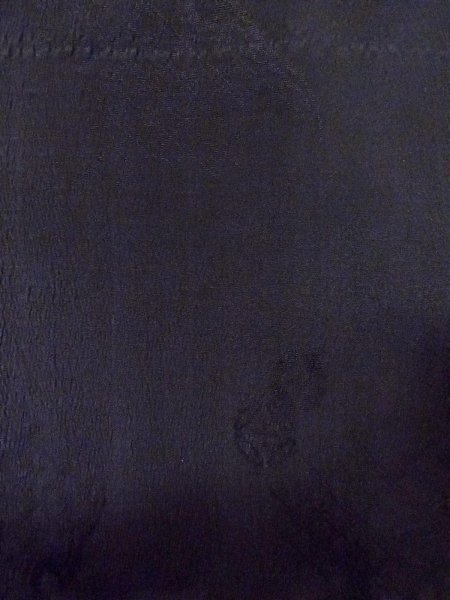 画像8: N1101D 昭和初期ごろ。アンティーク品。女性用羽織  シルク(正絹) 黒,  【中古】【USED】【リサイクル】 ★☆☆☆☆【N1101D】 (8)