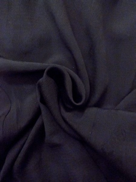 画像13: N1101D 昭和初期ごろ。アンティーク品。女性用羽織  シルク(正絹) 黒,  【中古】【USED】【リサイクル】 ★☆☆☆☆【N1101D】 (13)