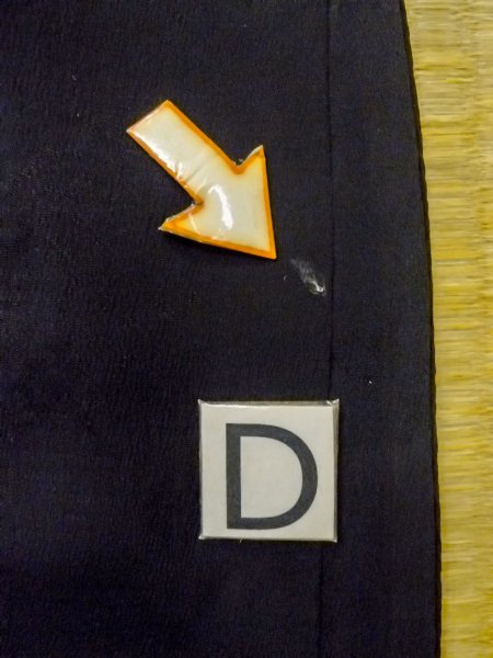 画像18: N1101D 昭和初期ごろ。アンティーク品。女性用羽織  シルク(正絹) 黒,  【中古】【USED】【リサイクル】 ★☆☆☆☆【N1101D】 (18)