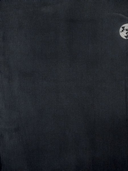 画像3: N1101E 女性用羽織  シルク(正絹) 黒,  【中古】【USED】【リサイクル】 ★☆☆☆☆【N1101E】 (3)