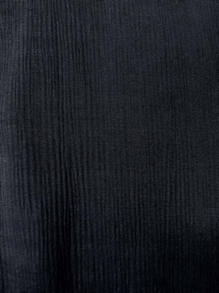 画像5: N1101E 女性用羽織  シルク(正絹) 黒,  【中古】【USED】【リサイクル】 ★☆☆☆☆【N1101E】 (5)