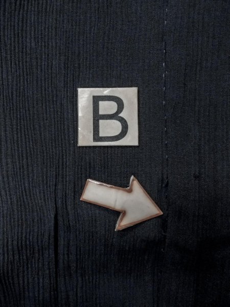 画像16: N1101E 女性用羽織  シルク(正絹) 黒,  【中古】【USED】【リサイクル】 ★☆☆☆☆【N1101E】 (16)