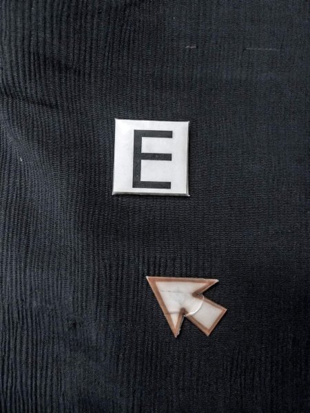 画像19: N1101E 女性用羽織  シルク(正絹) 黒,  【中古】【USED】【リサイクル】 ★☆☆☆☆【N1101E】 (19)