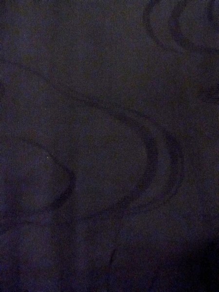 画像6: N1101F 女性用羽織  シルク（正絹） 黒, 流水 【中古】【USED】【リサイクル】 ★★★★☆【N1101F】 (6)