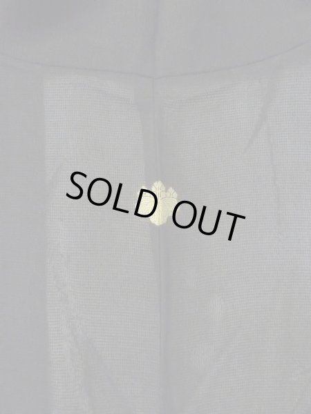 画像8: N1101G 女性用羽織  シルク（正絹） 黒, 葉 【中古】【USED】【リサイクル】 ★★★☆☆【N1101G】 (8)