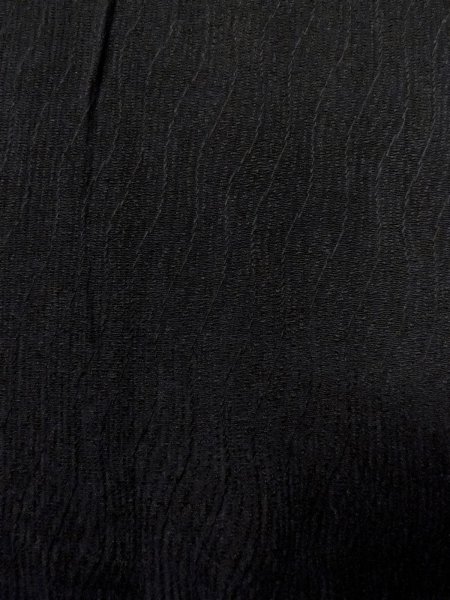 画像6: N1101H 昭和初期ごろ。アンティーク品。女性用羽織  シルク（正絹） 黒,  【中古】【USED】【リサイクル】 ★★★☆☆【N1101H】 (6)