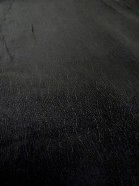 画像11: N1101H 昭和初期ごろ。アンティーク品。女性用羽織  シルク（正絹） 黒,  【中古】【USED】【リサイクル】 ★★★☆☆【N1101H】 (11)