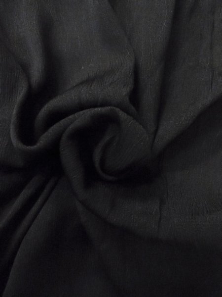 画像13: N1101H 昭和初期ごろ。アンティーク品。女性用羽織  シルク（正絹） 黒,  【中古】【USED】【リサイクル】 ★★★☆☆【N1101H】 (13)