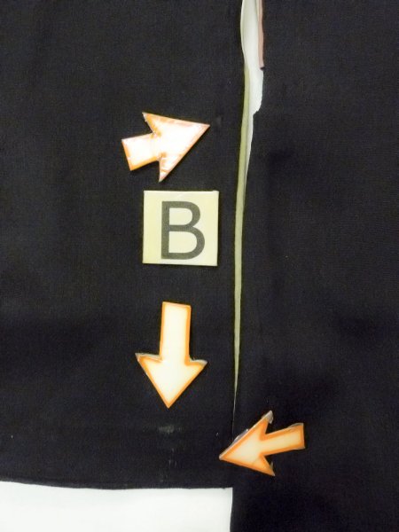 画像16: N1101I 女性用羽織  シルク(正絹) 黒,  【中古】【USED】【リサイクル】 ★☆☆☆☆【N1101I】 (16)