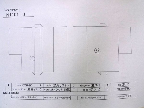 画像12: N1101J 昭和初期ごろ。アンティーク品。女性用羽織  シルク(正絹) 黒, うず 【中古】【USED】【リサイクル】 ★★★☆☆【N1101J】 (12)