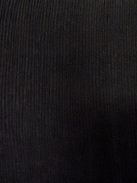 画像6: N1101L 女性用羽織  シルク(正絹) 深い黒,  【中古】【USED】【リサイクル】 ★★★☆☆【N1101L】 (6)